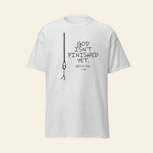 Hold On – Christian Graphic Tee | 1>99 - Ash, M