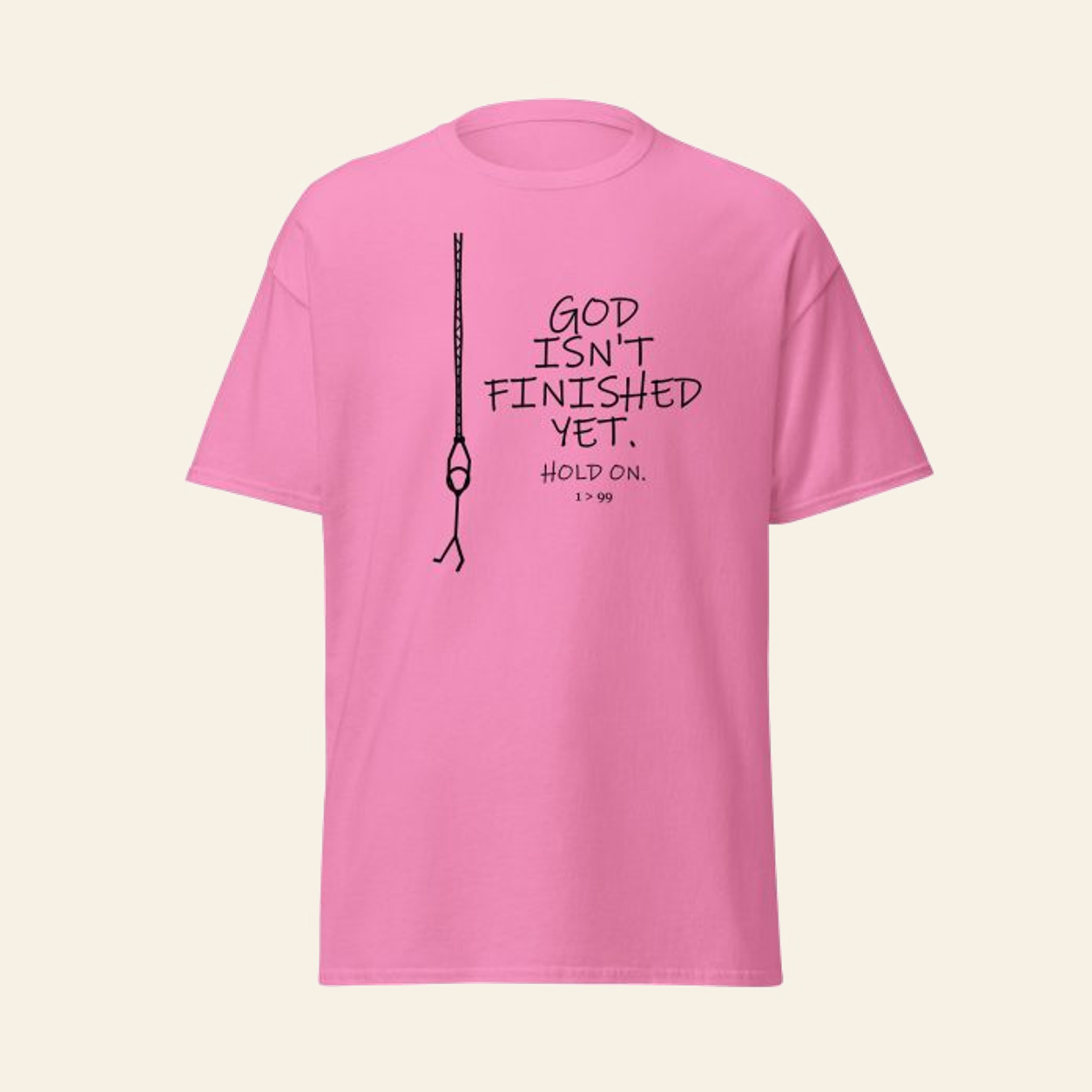 Hold On – Christian Graphic Tee | 1>99 - Image 11