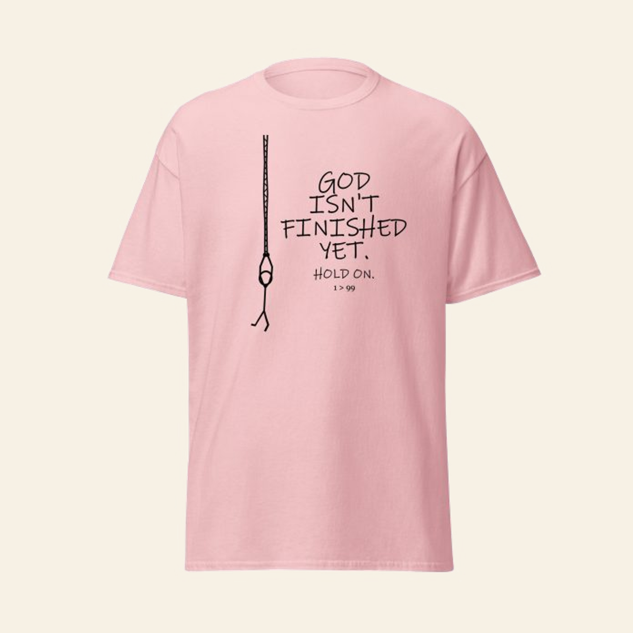 Hold On – Christian Graphic Tee | 1>99 - Image 10