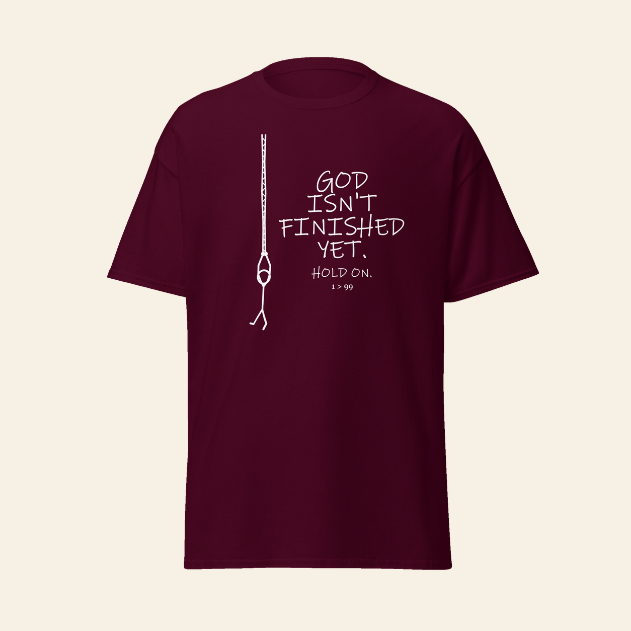 Hold On – Christian Graphic Tee | 1>99 - Image 12