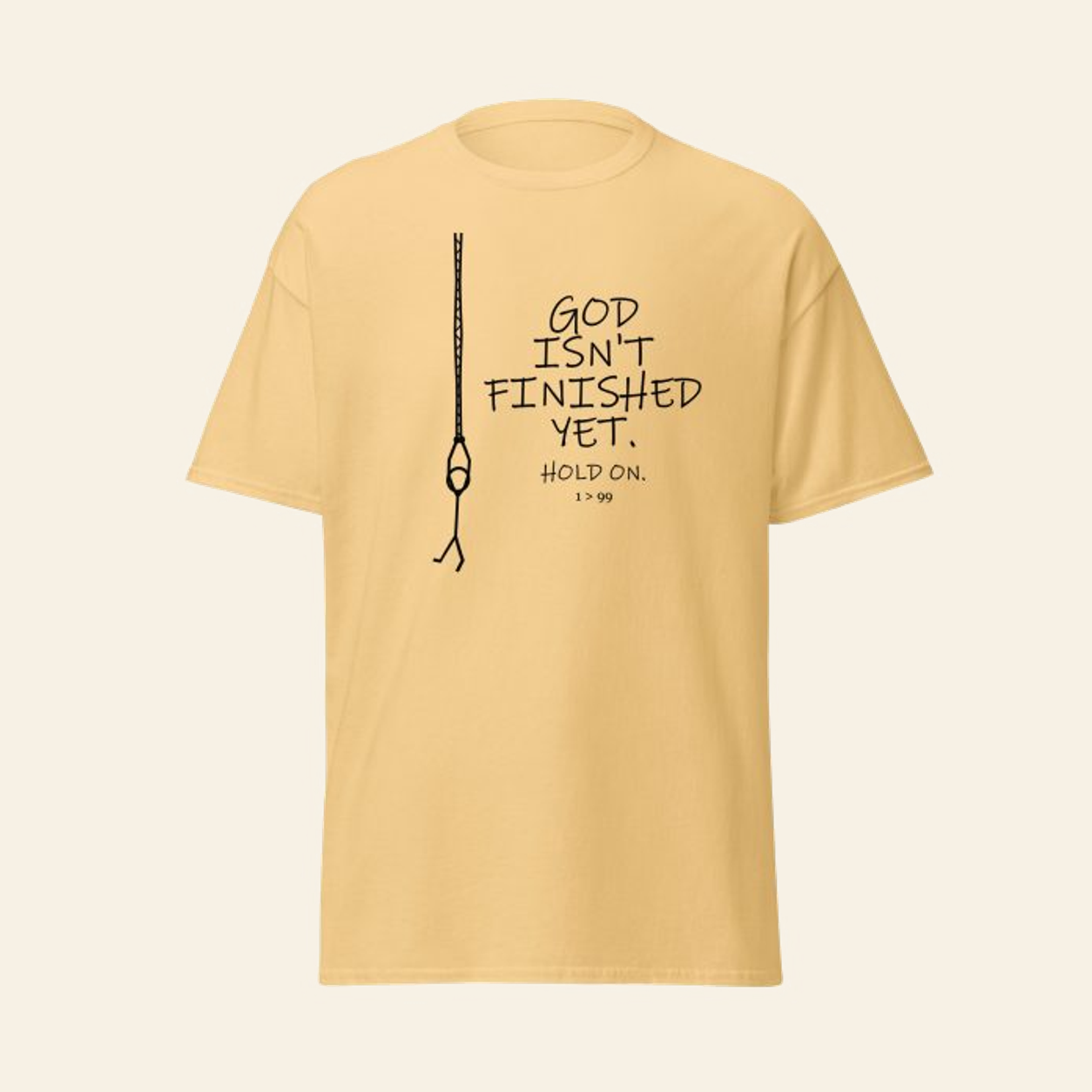 Hold On – Christian Graphic Tee | 1>99 - Image 17