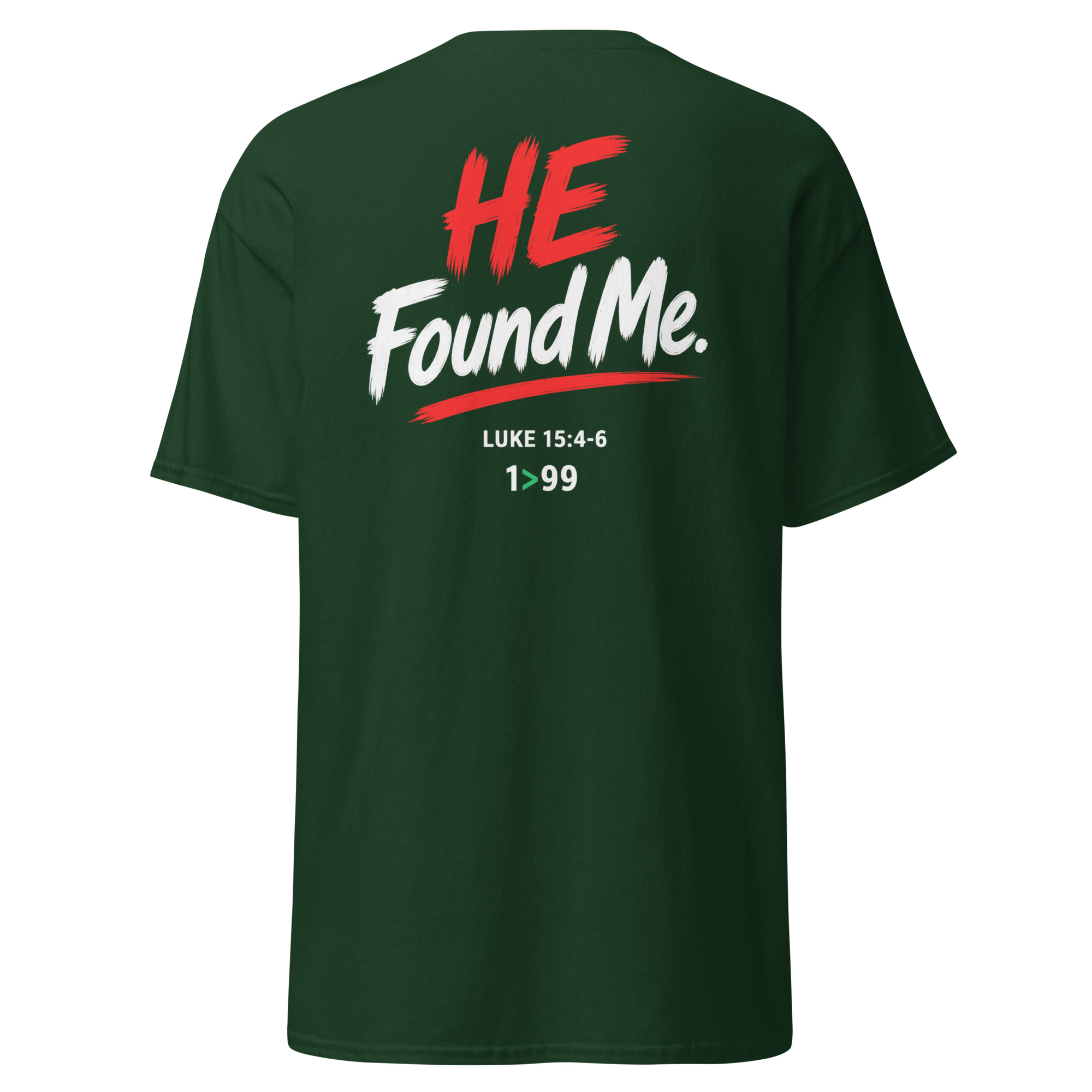 I Was the One / He Found Me Unisex Christian Tee – Luke 15:4–6 - Image 21
