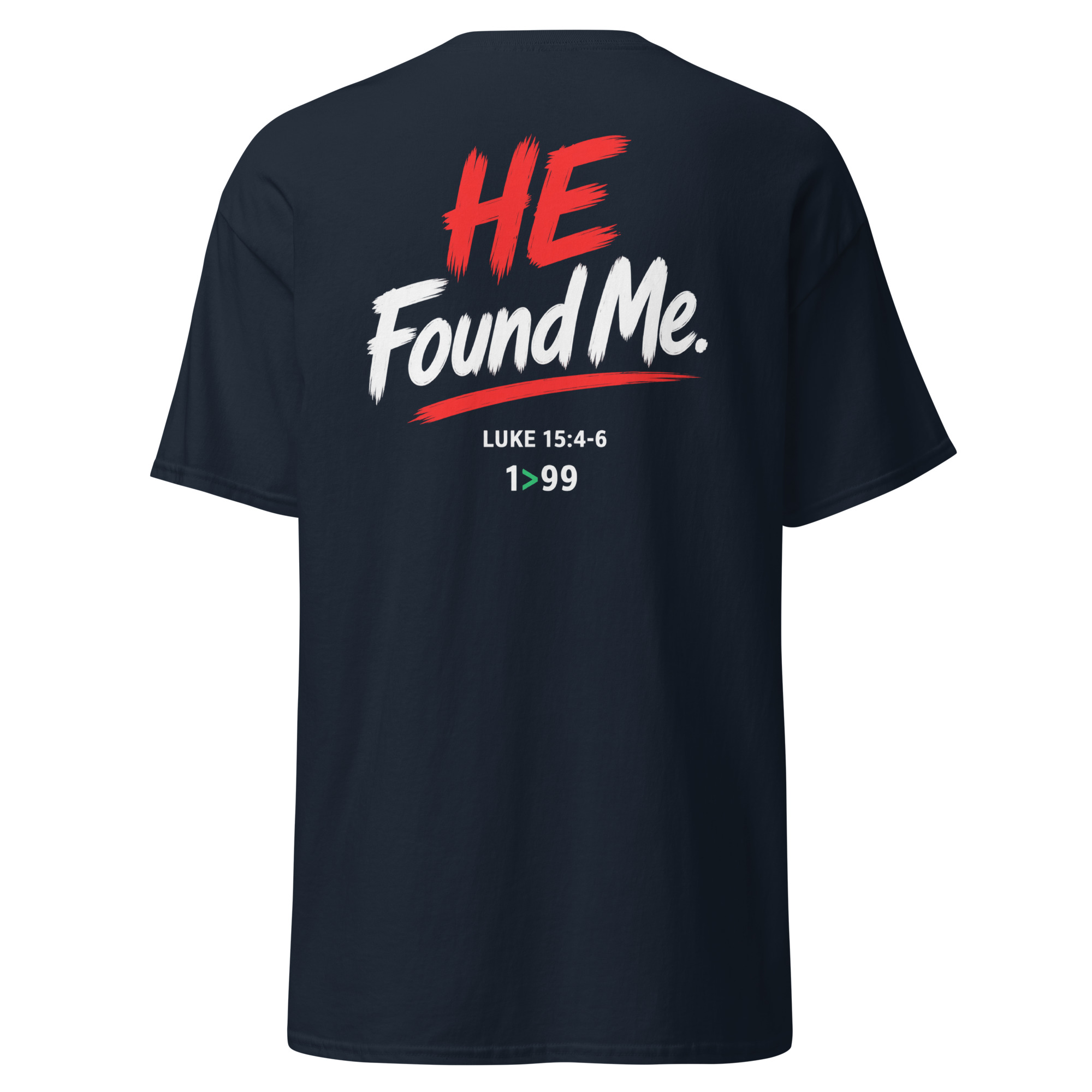 I Was the One / He Found Me Unisex Christian Tee – Luke 15:4–6 - Image 19